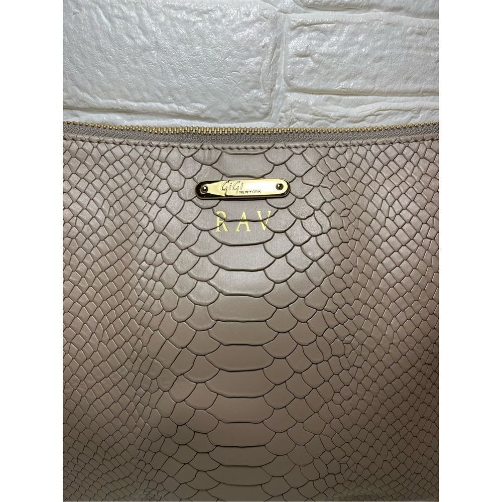 GIGI New York bag Stone Embossed Python Leather - Picture 3 of 7